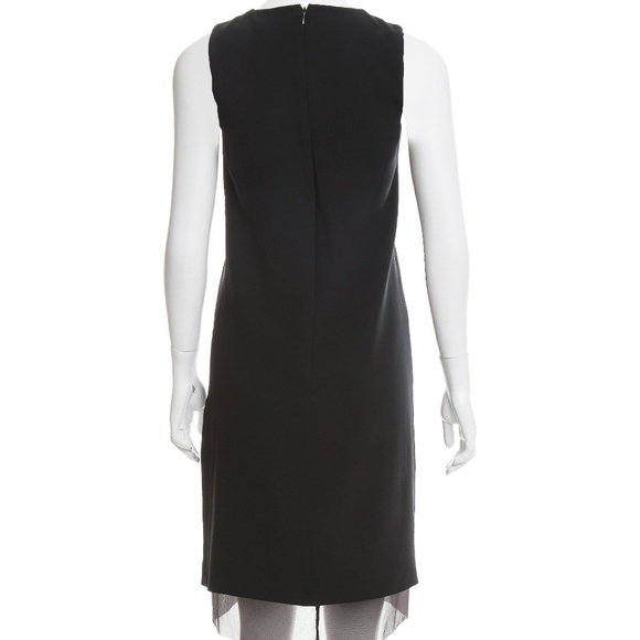 CALVIN KLEIN COLLECTION SLEEVELESS SILK DRESS - Picture 3 of 3